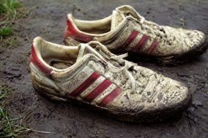 You had dirt on your shoes..